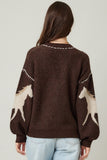 Horse Cardigan Sweater