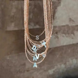 Shell Initial Necklace A-Z