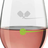 Pickleball Wine Glasses