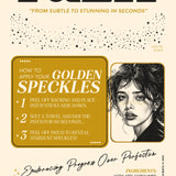 Gold Stardust Speckles Makeup Patches
