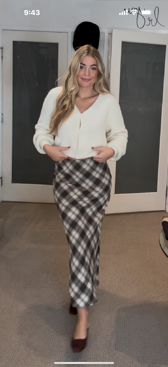 Z Supply Europa Plaid Midi Skirt – The Denim Bar
