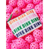 Dink Dink Dink" Large Zip Pouch