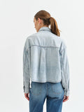 Daze The Editor Cropped Button Up in Call Me