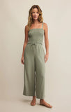 Z Supply Easton Textured Linen Pant Avocado