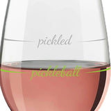 Pickleball Wine Glasses