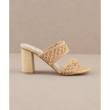 The Barbara Wheat | Woven Double Band Heel