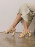 The Barbara Wheat | Woven Double Band Heel