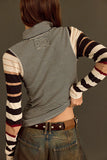 Free People Avery Zip Up Top