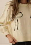 Bow Bubble Sweater