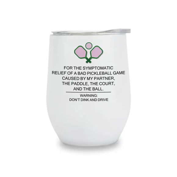 Pickleball Insulated Wine Tumbler