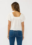 Lovestitch Lisa Puff Sleeve Gauze Top