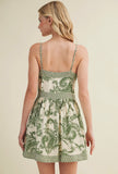 Paisley mini dress
