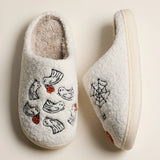Fuzzy Halloween Slippers