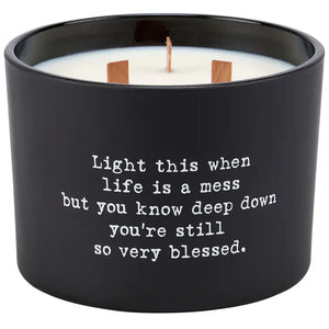 Blessed Poetry Candle