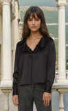 Madelyn Long Sleeve Top Black