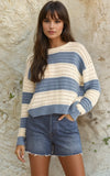 Z Supply Bonaparte Stripe Crochet Sweater
