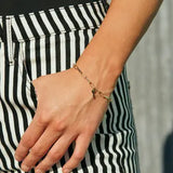 Gold LOVE Brooklyn Mini Key Bracelet