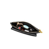 Aria Black Recycled Vegan Leather Shoulder Bag