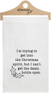 Christmas Spirit Kitchen Tea Towel