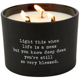 Blessed Poetry Candle