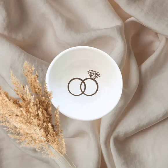 Wedding Rings Trinkett Dish