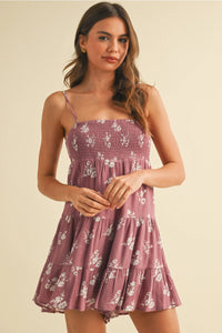 Lani Floral Smocked Romper