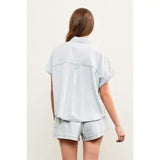 Petra Pocket Front button up shirt