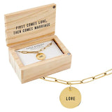 "Love" Link Necklace