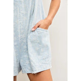 Star Denim Romper