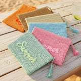 SUMMER Straw Pouch Bag