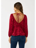 Billowy Raglan Sleeve Blouse