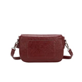 Melie Bianco Fay Cranberry Recycled Vegan Crossbody Bag