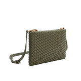 Melie Bianco Daisy Olive Crossbody Bag