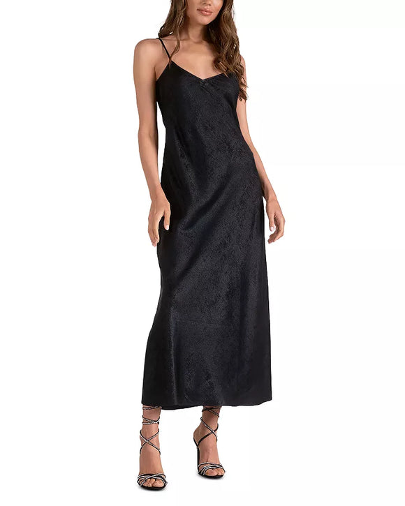 Black Maxi Slip Dress