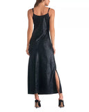 Black Maxi Slip Dress