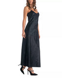 Black Maxi Slip Dress