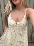 Rachael Floral Open-Back Maxi Dress