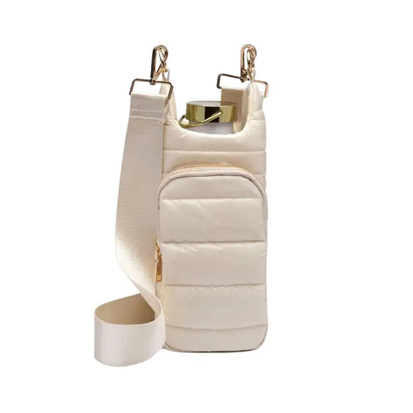 Ivory Glossy Hydrobag® with Solid Matching Strap