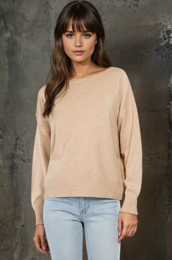 Dreamy Boat Neck  Sweater