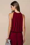 Burgundy Bubble Top