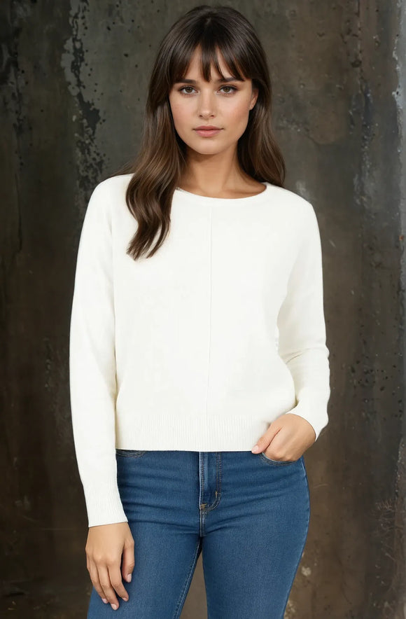 Dreamy Front Seam Sweater