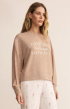 Z Supply Champagne LS Top