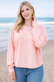 Dreamy Boatneck Sweater Soft coral