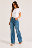Daze Keeper Low Rise Straight in Heartbeat Vintage
