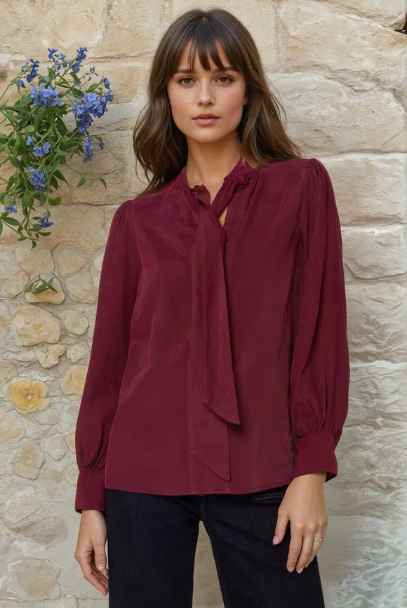 Cabernet Long Sleeve Blouse