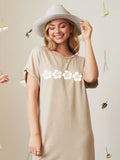 Hibiscus Row Mineral Washed Graphic Dress