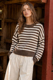 Suzie  Striped Crewneck