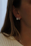 Silver Axel Earrings