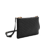 Melie Bianco Daisy Black Crossbody Bag