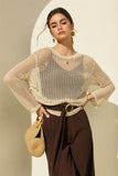Cadey Open Knit Pullover Sweater